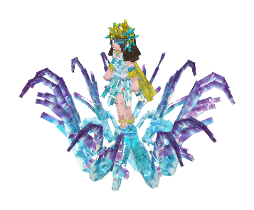 水晶花人