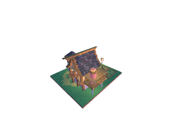 中世纪生存小屋 全内饰