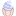 icy blue cupcake