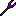 Forked spear - amethyst